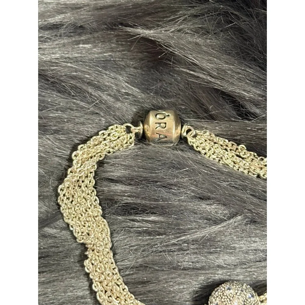 Pandora Multi-Strand Cosmic‎ Star Clip Charm Bracelet